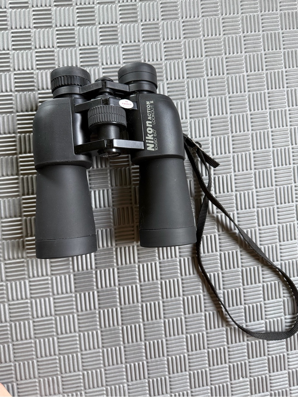 Nikon Action Lookout III Black Binoculars with Neck Strap